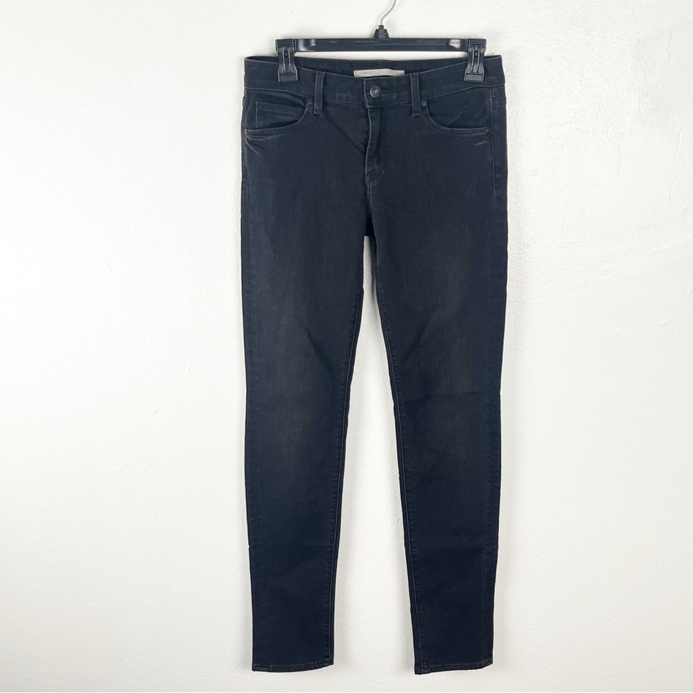 VINCE Straight Leg Black Wash Jeans Size 26 Casual Quiet Luxury Neutral Academia